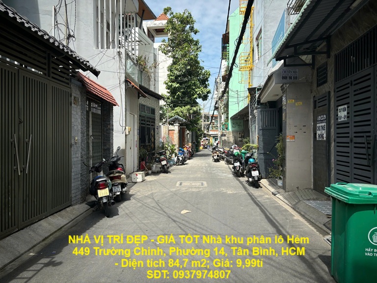 NHÀ VỊ TRÍ ĐẸP - GIÁ TỐT Nhà khu phân lô phường 14 Tân Bình, Hồ Chí Minh, ô tô ngủ trong nhà