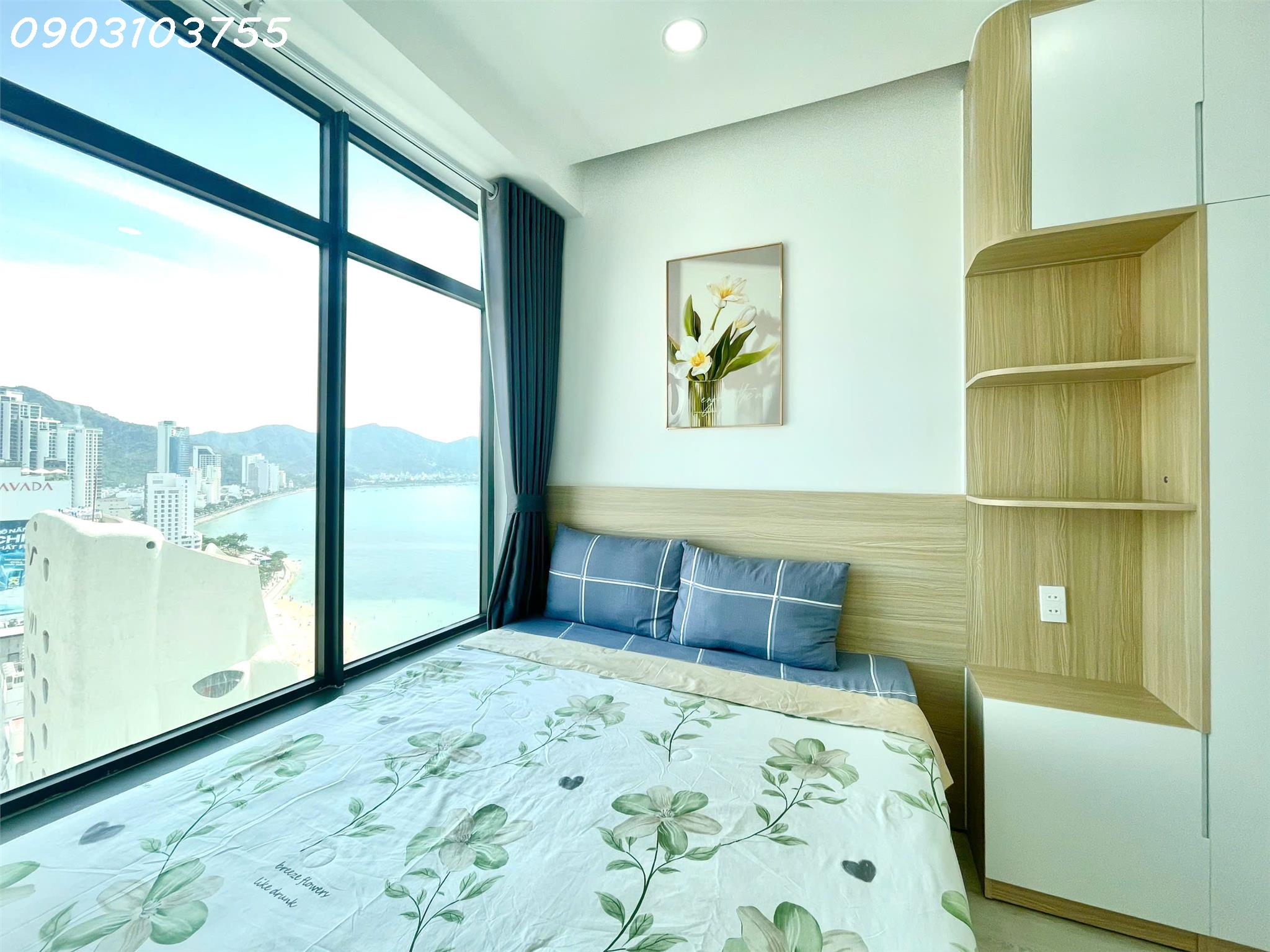 (2328 1A) Bán căn hộ view phố biển hiếm có tại Mường Thanh Viễn Triều Nha Trang nội thất chỉn chu