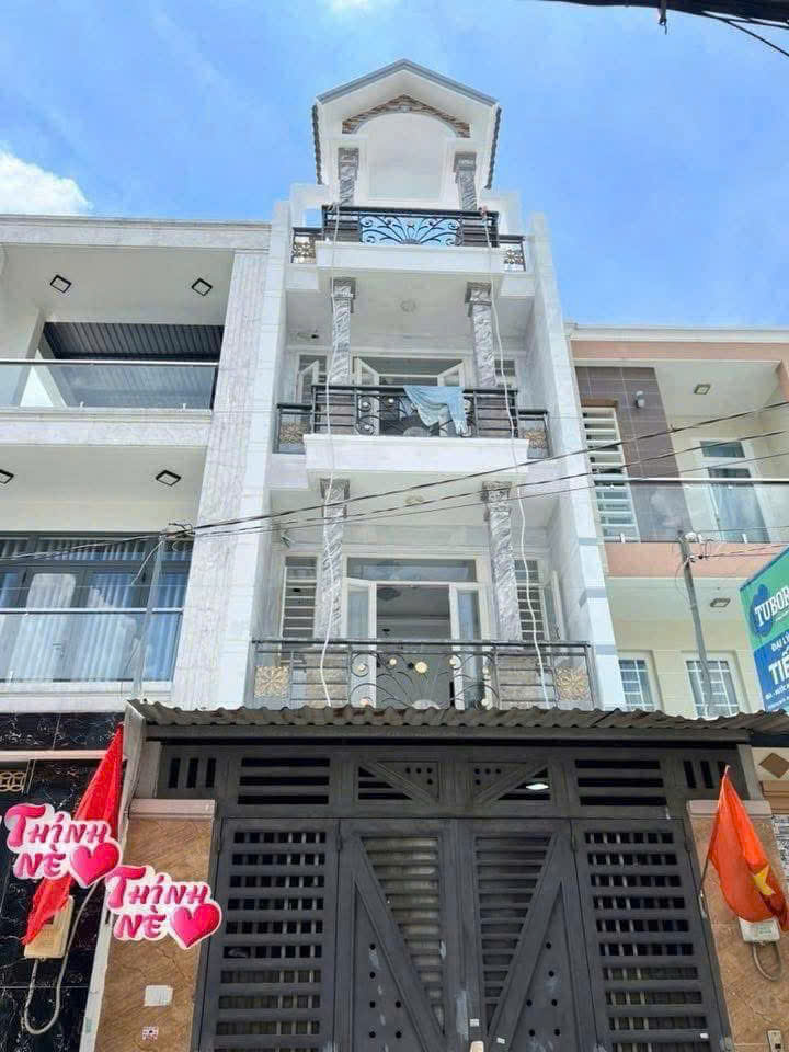 MẶT TIỀN 4 TẦNG- ĐƯỜNG SỐ 10 - LÊ VĂN QUỚI-BÌNH TÂN GIÁP TÂN PHÚ- 5PN( 4 x 16) 65M2, 6.5 Tỷ THƯƠNG LƯỢNG