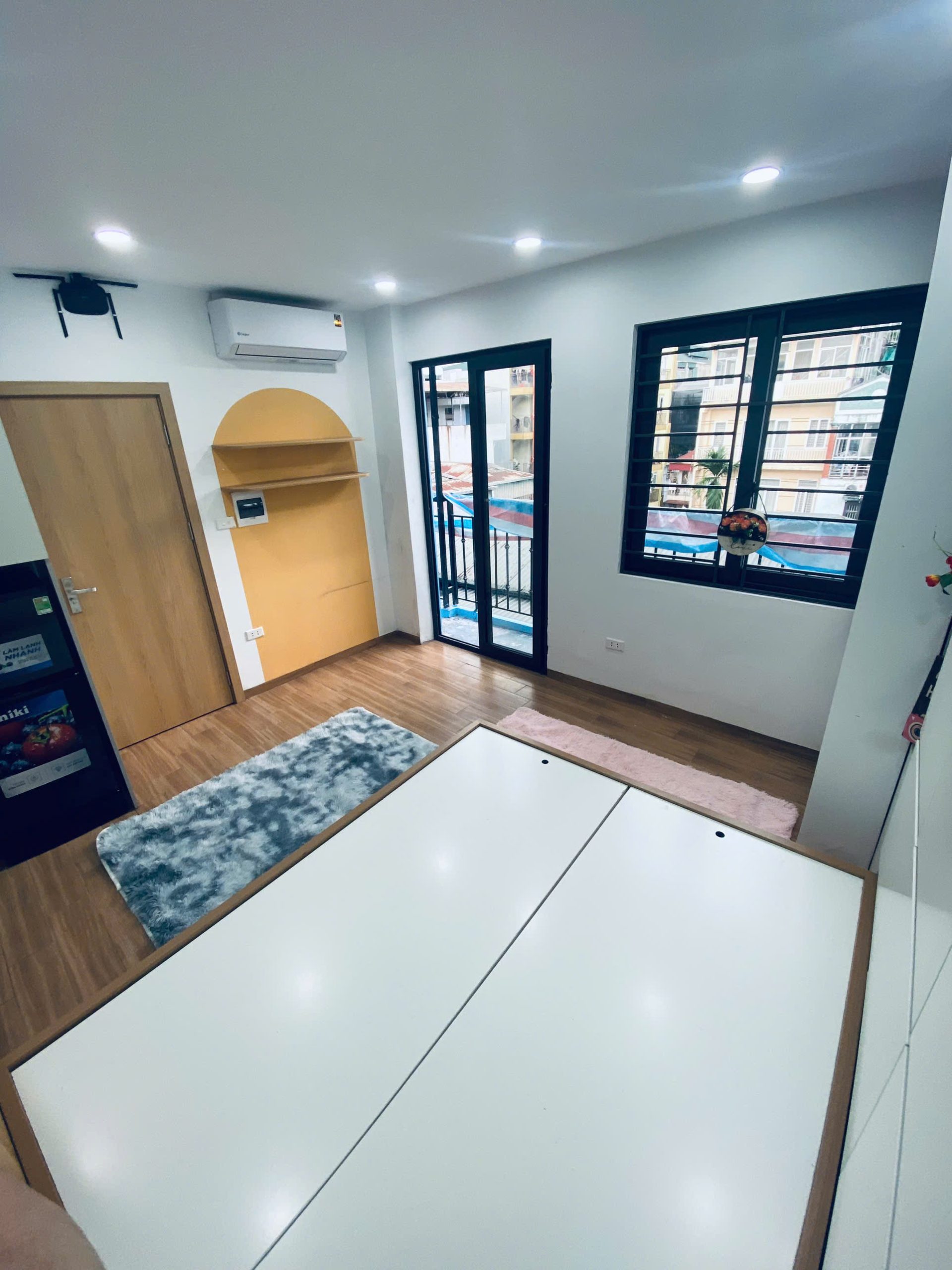 (Cực hiếm) Căn hộ Studio 25m2 cao cấp mới khai trương tại ngõ 103 Pháo Đài Láng - Nội thất cao cấp