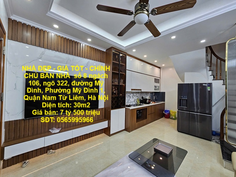 NHÀ ĐẸP - GIÁ TỐT - CHÍNH CHỦ BÁN NHÀ Phường Mỹ Đình 1, Quận Nam Từ Liêm, Hà Nội