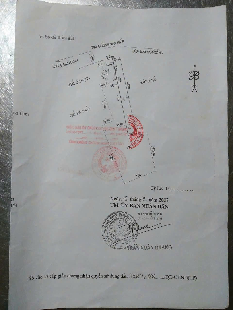NHÀ CHÍNH CHỦ - GIÁ TỐT - Bán nhà Vị trí đẹp Tại 21 Vạn Kiếp, p. Thống NHất, Pleiku, Gia Lai