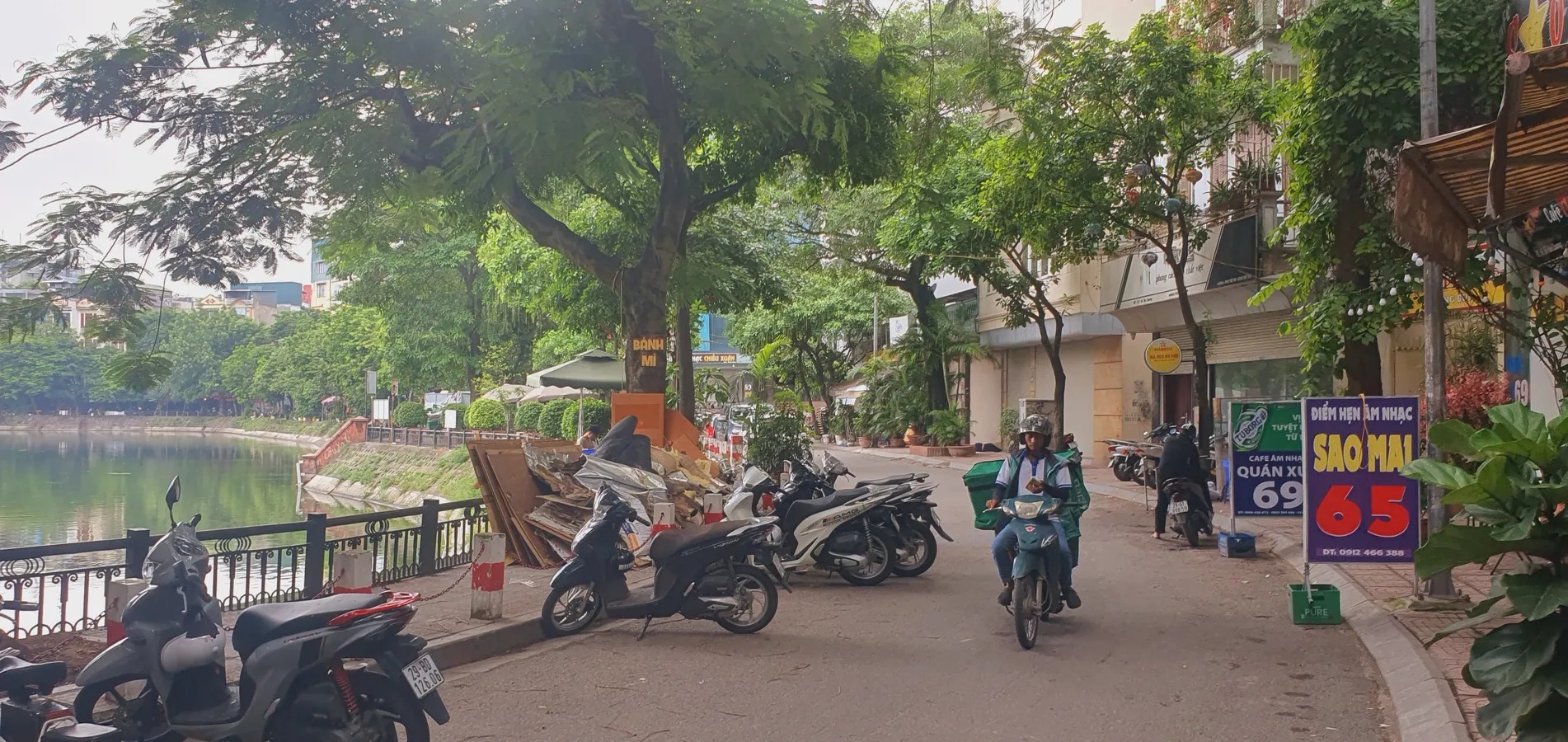 BÁN NHÀ MẶT PHỐ HỒ VĂN CHƯƠNG – VIEW HỒ – 8 TẦNG THANG MÁY – DÒNG TIỀN KHỦNG )