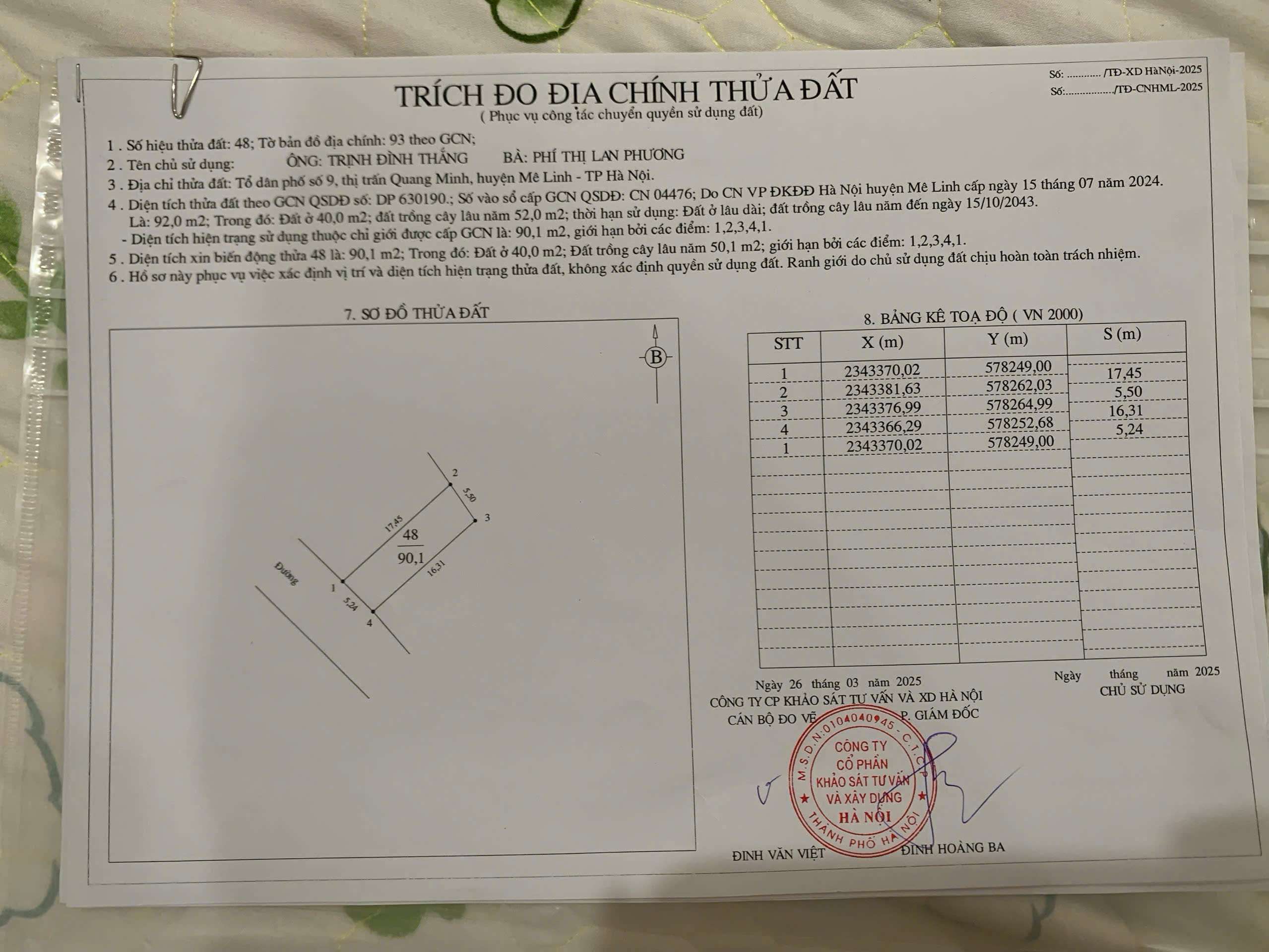 BÌA LÀNG TỔ 9 QUANG MINH,GIÁ 4X,X TIỂU HỌC.NHANH TAY LH E QUANG CÔNG CHỨNG.