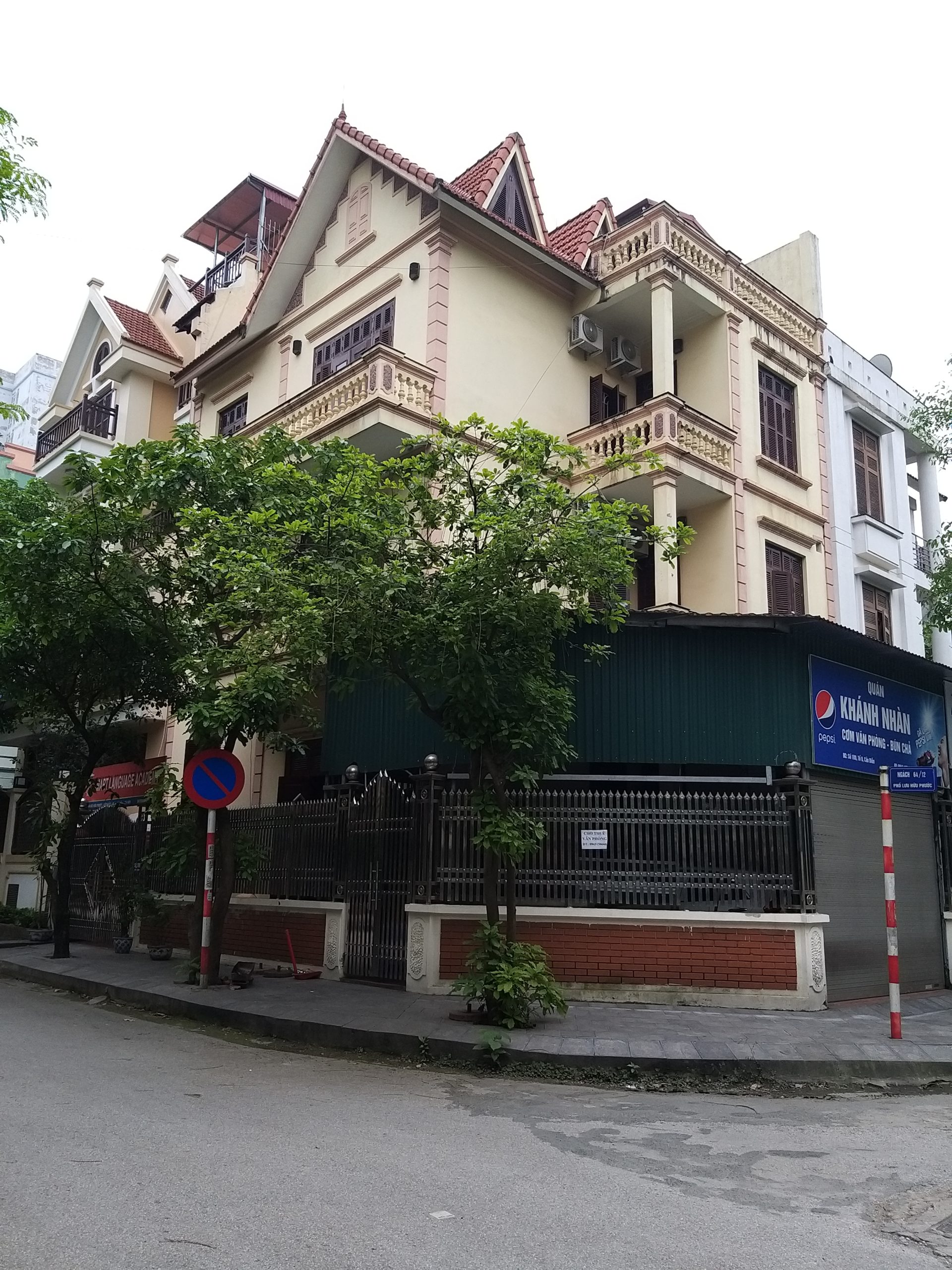 Cho thuê biệt thự Thiên Hiền, Mỹ Đình, 150m2, 4 tầng làm văn phòng, kinh doanh
