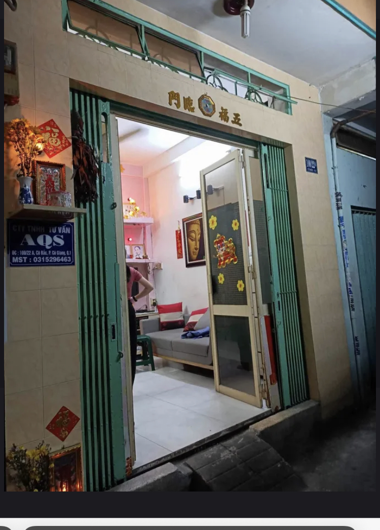 Bán nhà Đường cô Bắc,Q1,DT:23mv,3 tầng,giá 4,65tỷ
