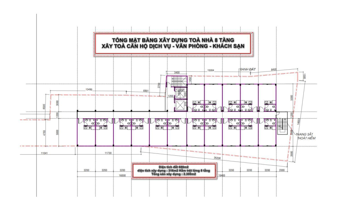 Bán dự án toà nhà MT Thống Nhất, Gò Vấp, 50,5 tỷ. GPXD 8 tầng