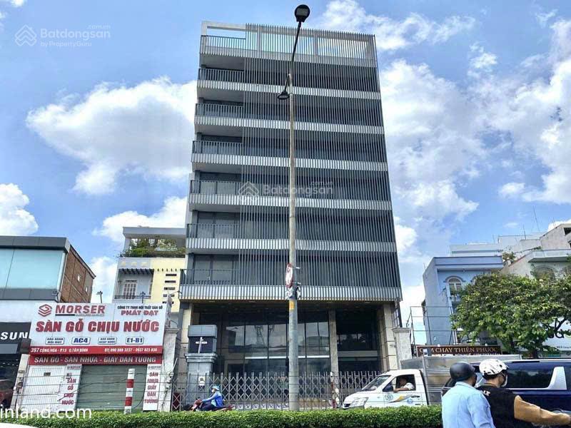Bán tòa nhà hầm 7 lầu mặt tiền Cộng Hòa, Tân Bình – 260m² (12x30m), gần ga Metro T3, Giá 89,9 tỷ TL