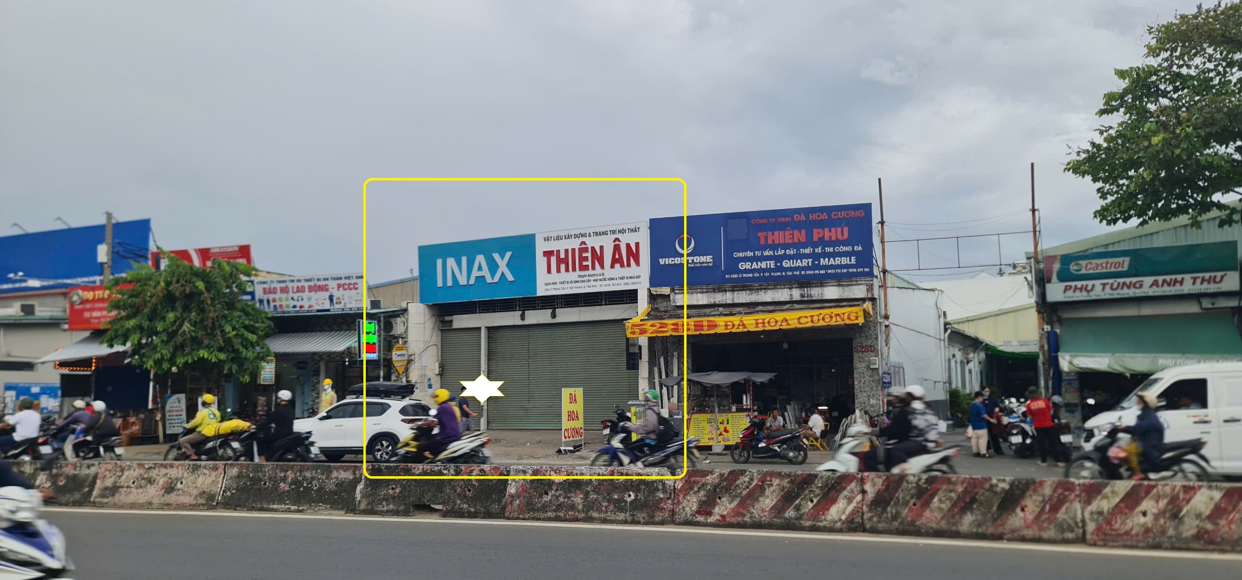 Cho thuê nhà Mặt tiền Lê Trọng Tấn 212m²- NGANG 8.5M - GẦN AEON