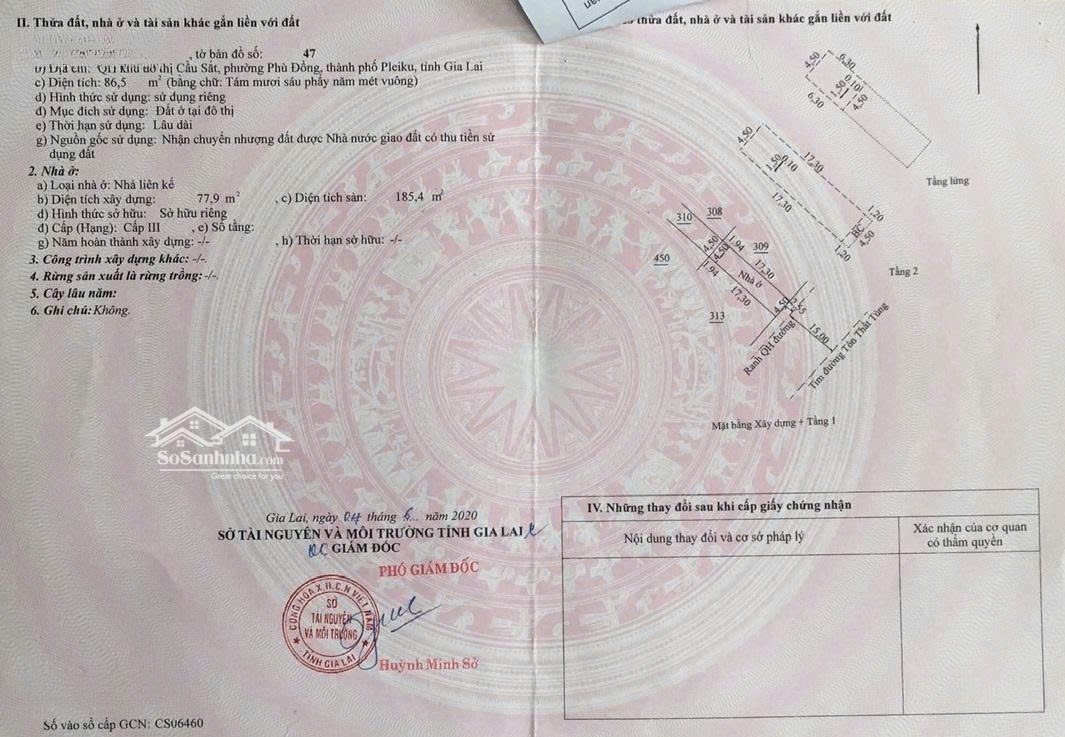 BÁN NHÀ MẶT TIỀN ĐƯỜNG 30m ĐỐI DIỆN CỔNG BỆNH VIỆN Đường Tôn Thất Tùng, Trà Đa, Plei Ku, Gia Lai