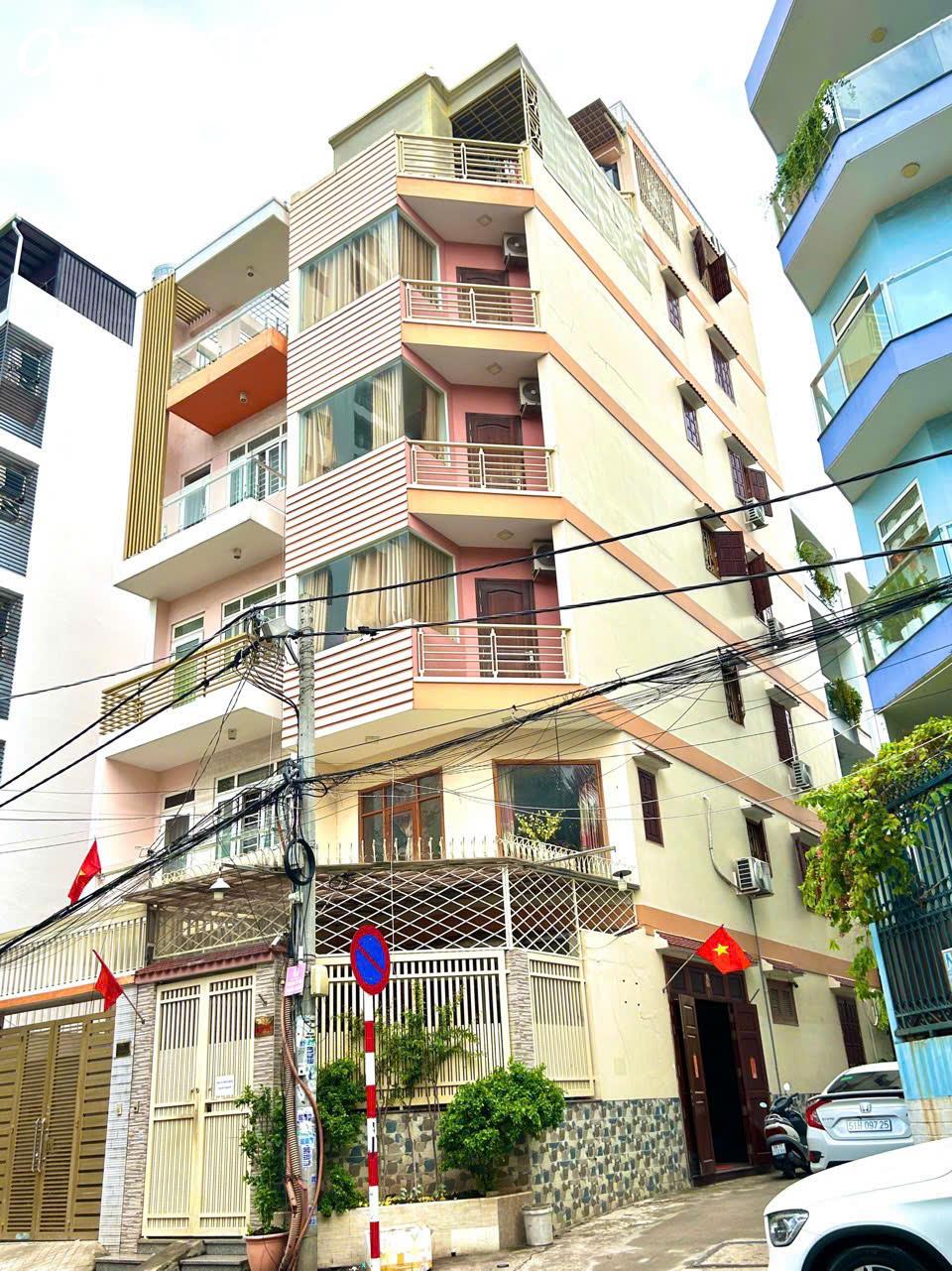 BÁN NHÀ GÓC 2 MẶT HXH – ĐIỆN BIÊN PHỦ, P15, BÌNH THẠNH. DT 5X20M, 7 TẦNG, GIÁ 18 TỶ