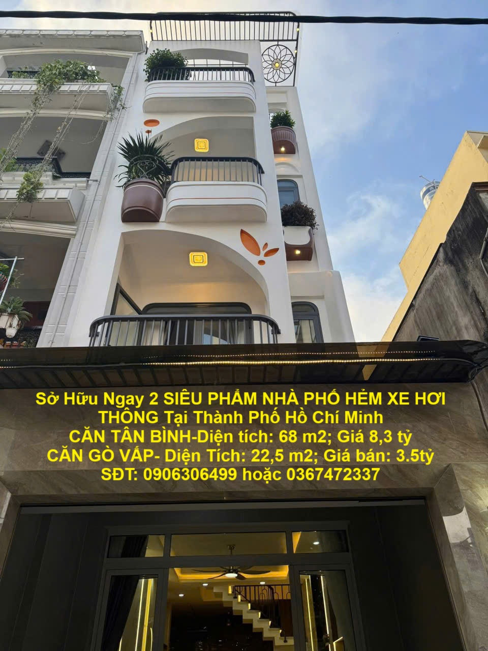 Sở Hữu Ngay 2 SIÊU PHẨM NHÀ PHỐ HẺM XE HƠI THÔNG Tại Thành Phố Hồ Chí Minh
