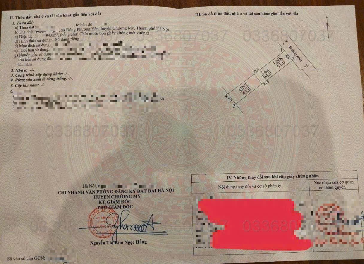 VỊ TRÍ ĐẸP - GIÁ TỐT - Bán GẤP Lô Đất Tiềm Năng Tại Đông Phương Yên, Chương Mỹ, Hà Nội