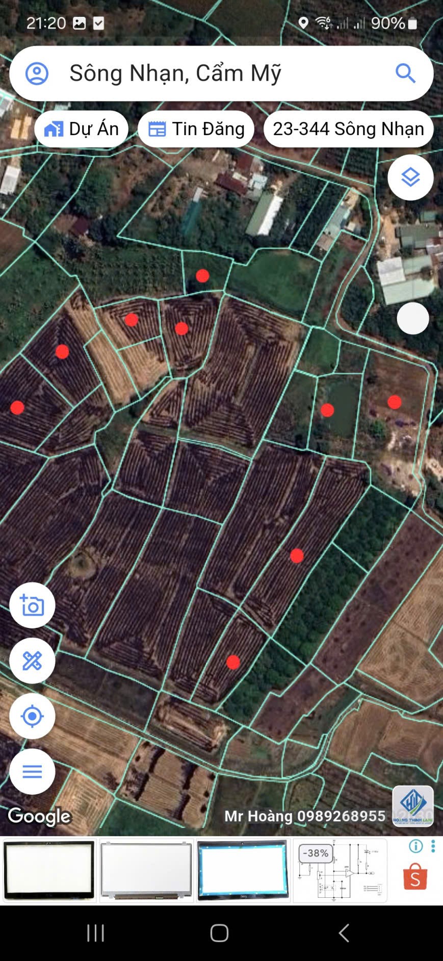 ĐẤT CHÍNH CHỦ - VỊ TRÍ ĐẸP - Cần Bán Nhanh Lô Đất Liền Kề Tại Ấp 6, Sông Nhãn, Cẩm Mỹ, Đồng Nai