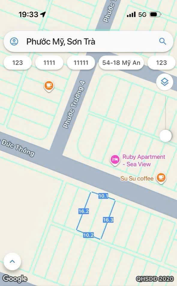 Chào bán lô đất MT đường Trần Đức Sơn Trà, Đà Nẵng Giá 26 tỷ