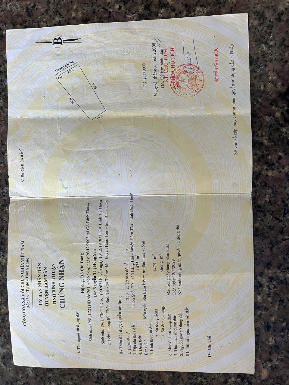 Dưới đây là một số tiêu đề lưu ý, đáp ứng các nhu cầu của mình: 1. **[Hàm Tân] Bán đất thổ cư mặt tiền QL55, 1475m2