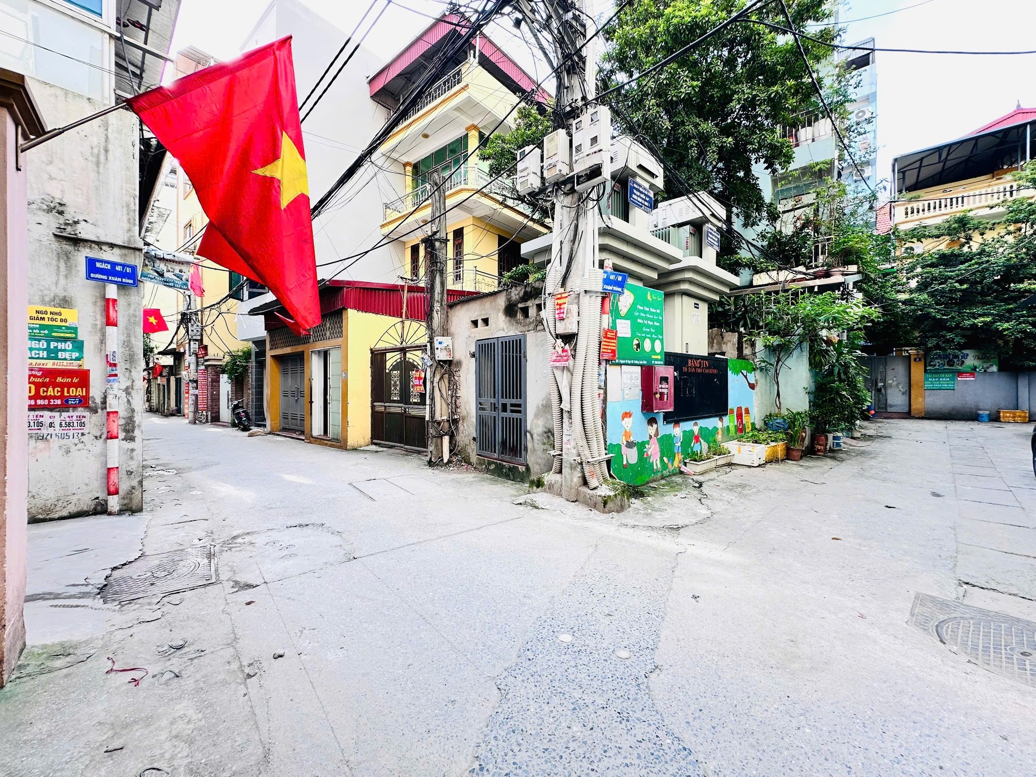 ĐẤT, NGÕ 401 XUÂN ĐỈNH, BẮC TỪ LIÊM: 61M, MT 4,1M, GIÁ 11,3 TỶ.