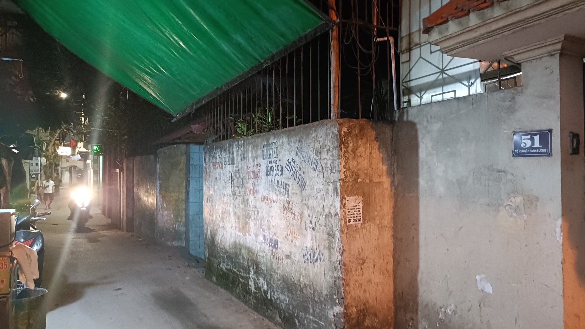 Bán gấp đất 9.9m*19.5m mặt ngõ cách phố150m quận Hai Bà Trưng, giá rẻ