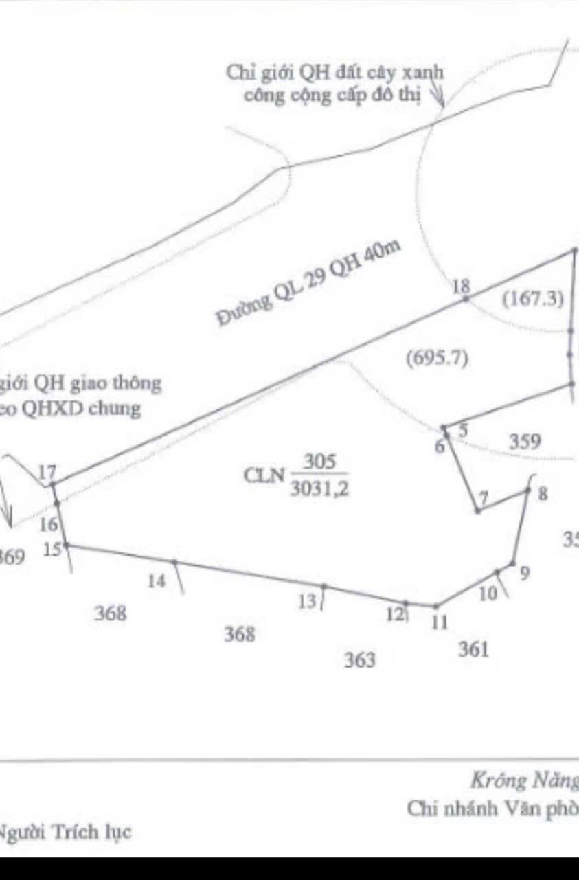 Ngon bổ rẻ mặt tiền Quốc lộ 29. Krongnang - DakLak. Giá 70tr