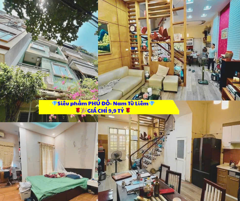 PHÚ ĐÔ – NAM TỪ LIÊM– DIỆN TÍCH 47M²(SD 52m) -MẶT TIỀN 4M - 4 TẦNG – GIÁ CHỈ 9,9 TỶ