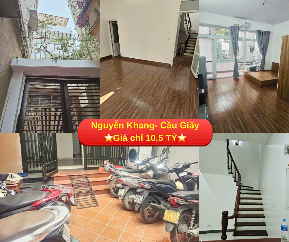 Nguyễn Khang – Cầu Giấy | Phân lô cực hiếm – Diện tích 53m²- 4 Tầng-Mặt tiền 4,5m– Giá chỉ 10,5 tỷ!