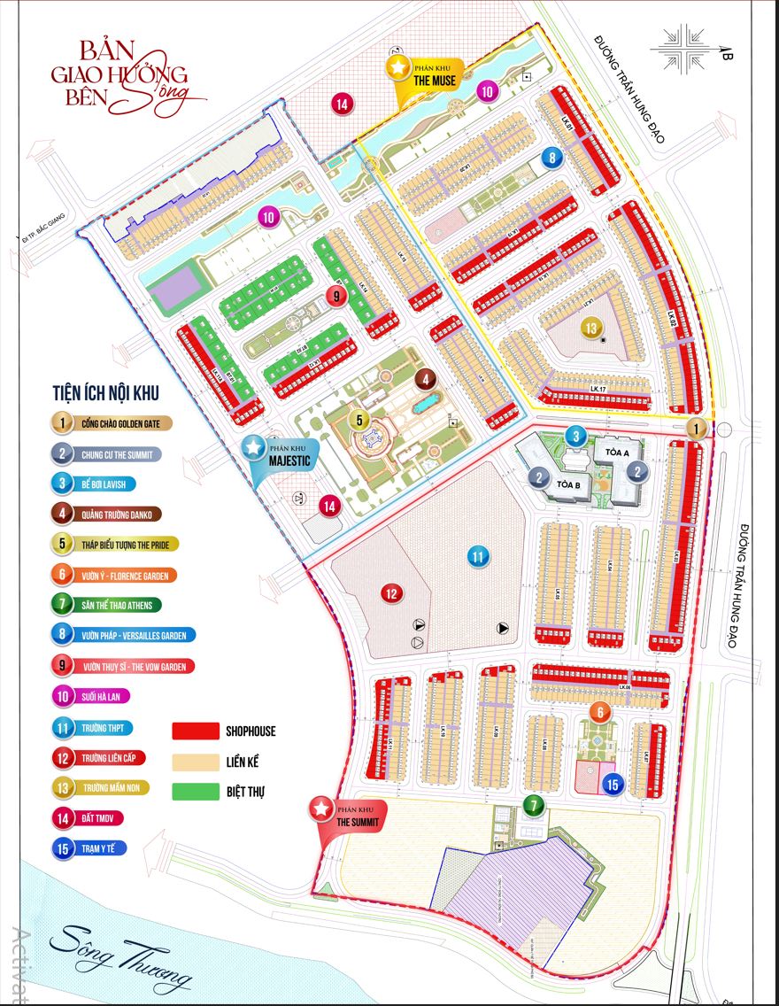 Chỉ từ . tỷ sở hữu Căn Hộ Hạng Sang - Danko Riverside Bắc Giang Căn hộ 5 sao - Nội thất cao cấp- An ninh bảo mật