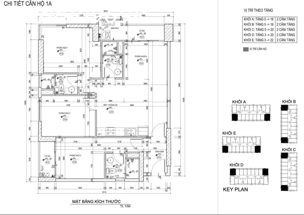 Duy nhất căn 3PN3WC căn hộ MT Eastmark Quận 9 View thoáng mát. LH để xem nhà