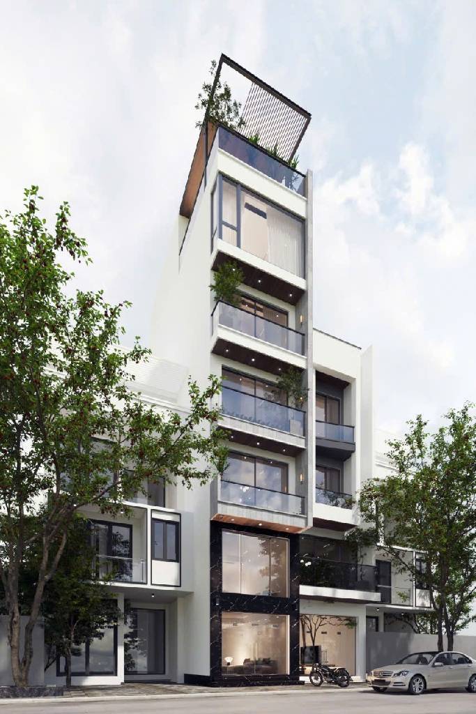 Bán nhà Ngọc Lâm 37m x 7T gara thang máy, vỉa hè, mới tinh. LH 0936123469