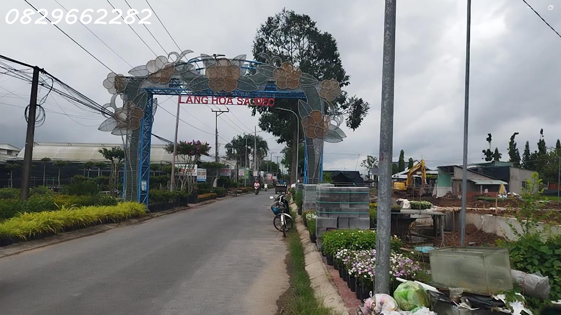 Bán Đất Thổ Cư Đường Làng Hoa, Sa Đéc. 196m2, SHR, Giá 3.2 Tỷ.