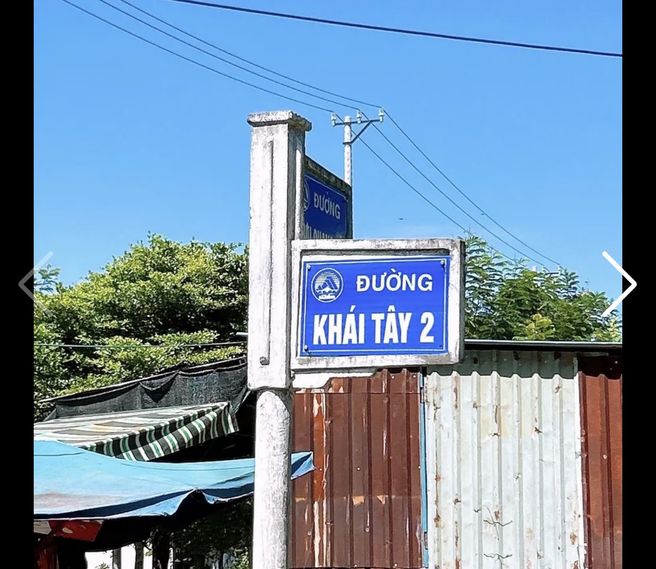 Lô đất 2 mặt kiệt oto Khái Tây 2 . Mặt tiền rộng 7m8