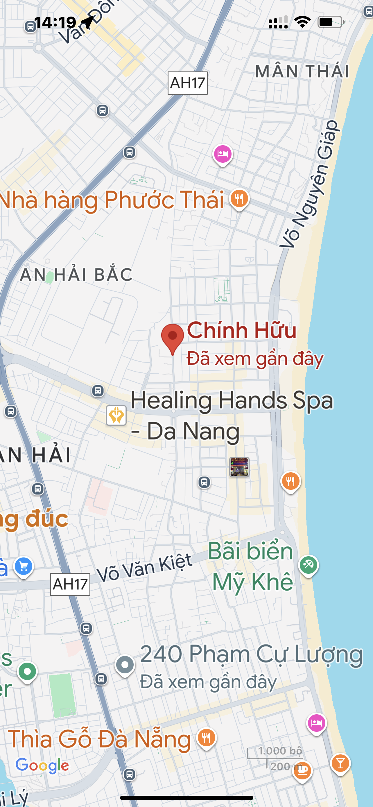 Nhà trọ kiệt 3m Chính Hữu . DT:120,6m . Đang cho thuê 10tr/tháng