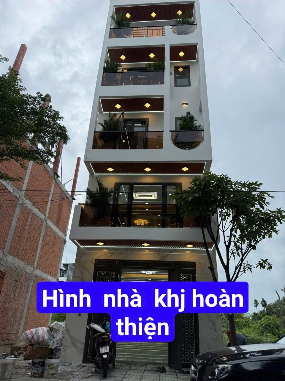 BÁN NHÀ 5 TẦNG MỚI XÂY - TRUNG MỸ TÂY - Q12 - HẺM XE HƠI 8m - GIÁ 8.6ty