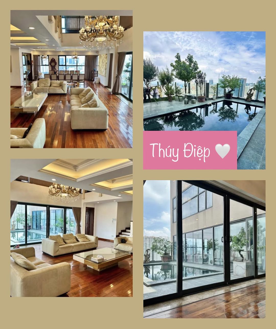 PENHOUSE TÚ MỠ - CẦU GIẤY - 401m² - T26+27 - 6PN - GIÁ BÁN 35.8 TỶ (đàm phán)
