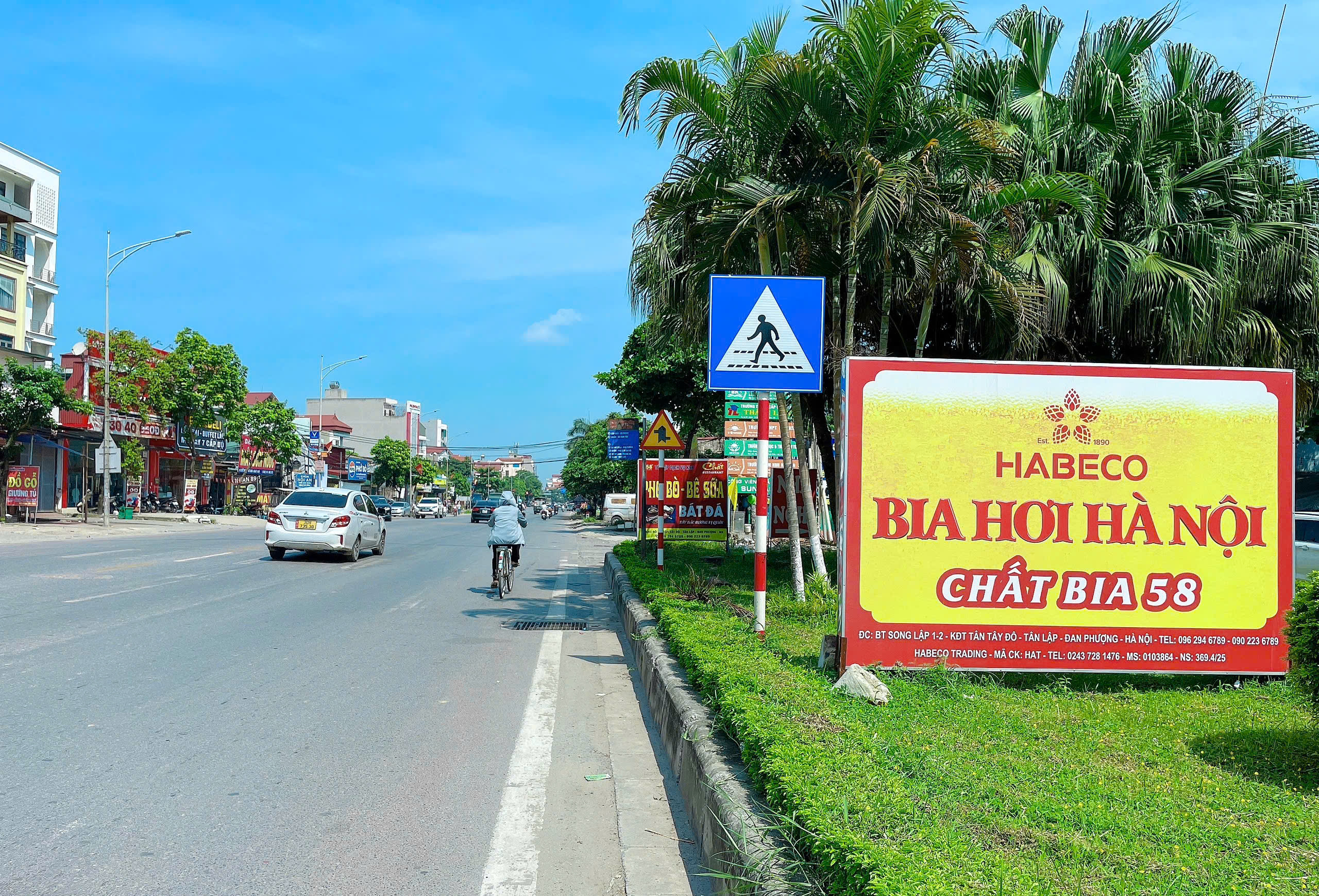Bán 52m2 đất Đức Thượng,Hoài Đức,đường thông ô tô,kinh doanh