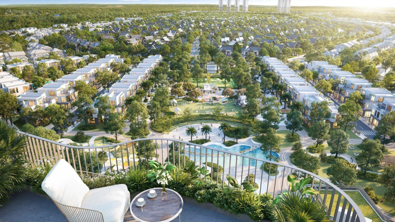 Bán nhanh căn hộ 3 phòng ngủ Eco Retreat có vườn mây tầng trung toà S2 Sky Retreat, phòng master view biệt thự đảo