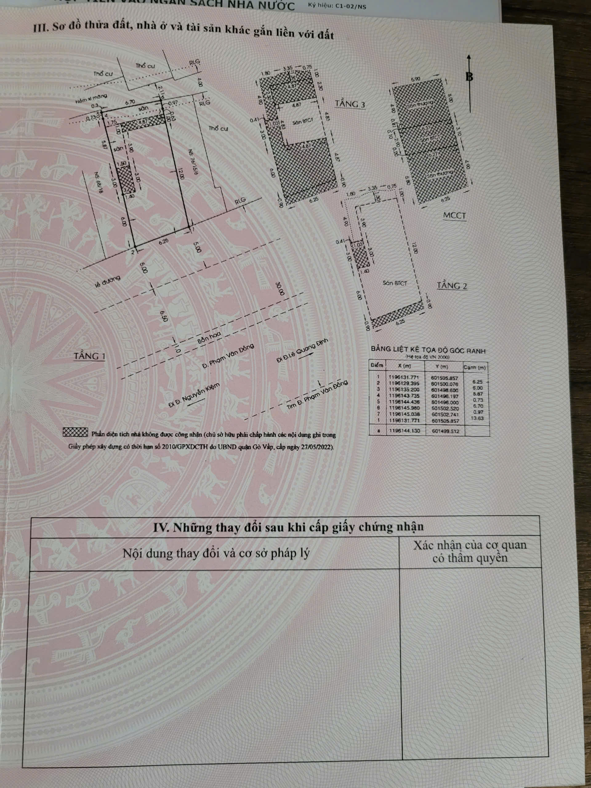 Bán Nhà Mặt Tiền 25 Phạm Văn Đồng, Hạnh Thông