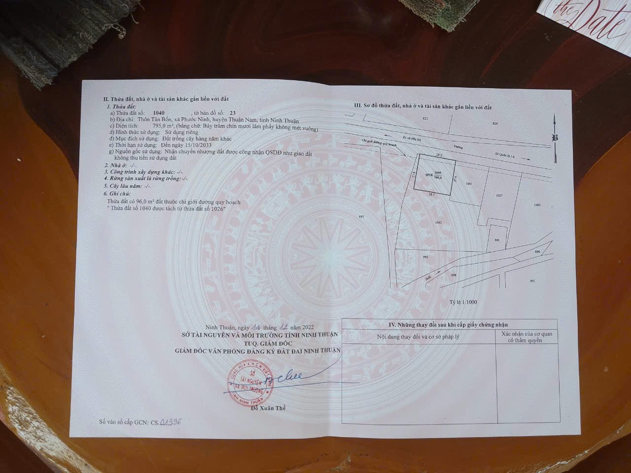 HOT !!! ĐẤT ĐẸP - GIÁ TỐT CHính chủ bán lô đất Đẹp Tại Xã Phước Ninh, Thuận Nam ,Ninh Thuận