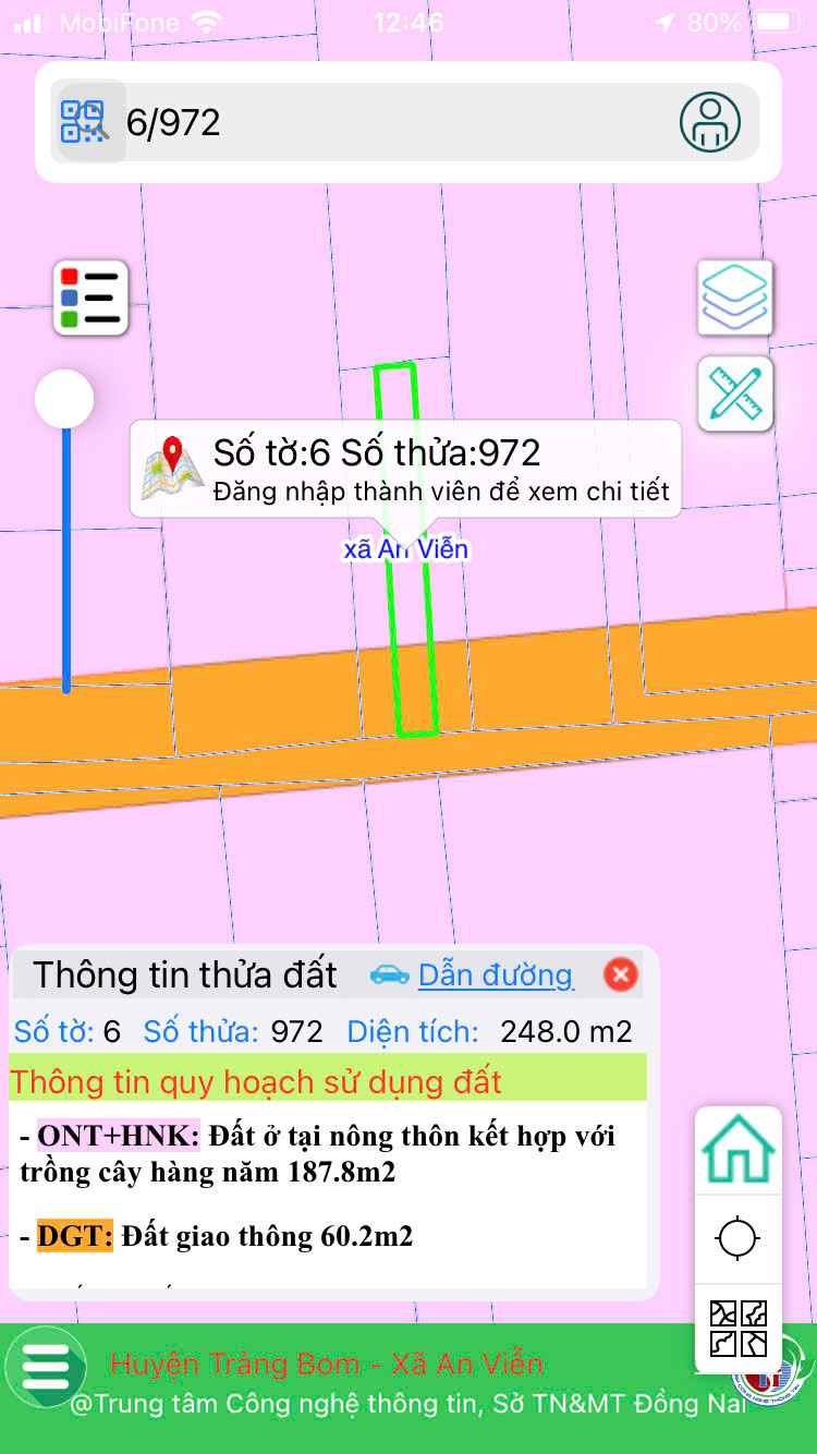 Rẻ quá nè 248m2 An Viễn, đường liên thông. Gần ủy ban, trường, chợ, KCN