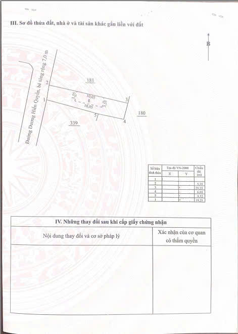 CL-BÁN LÔ ĐẤT DƯƠNG HIẾN QUYỀN, PHƯỜNG BẮC NHA TRANG
