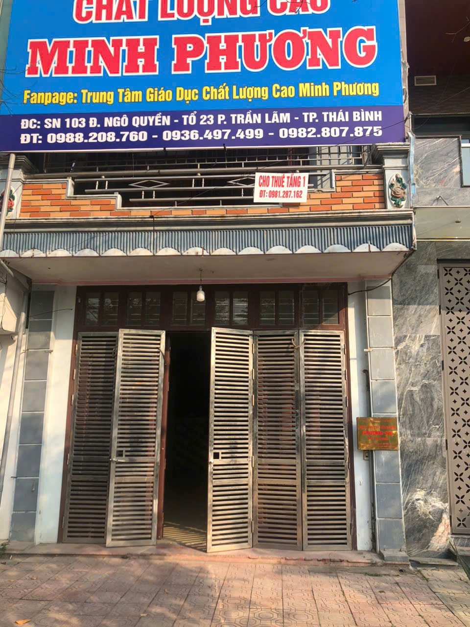 HOT: CHO THUÊ MẶT BẰNG KINH DOANH ĐẮC ĐỊA TẠI TRUNG TÂM THÁI BÌNH