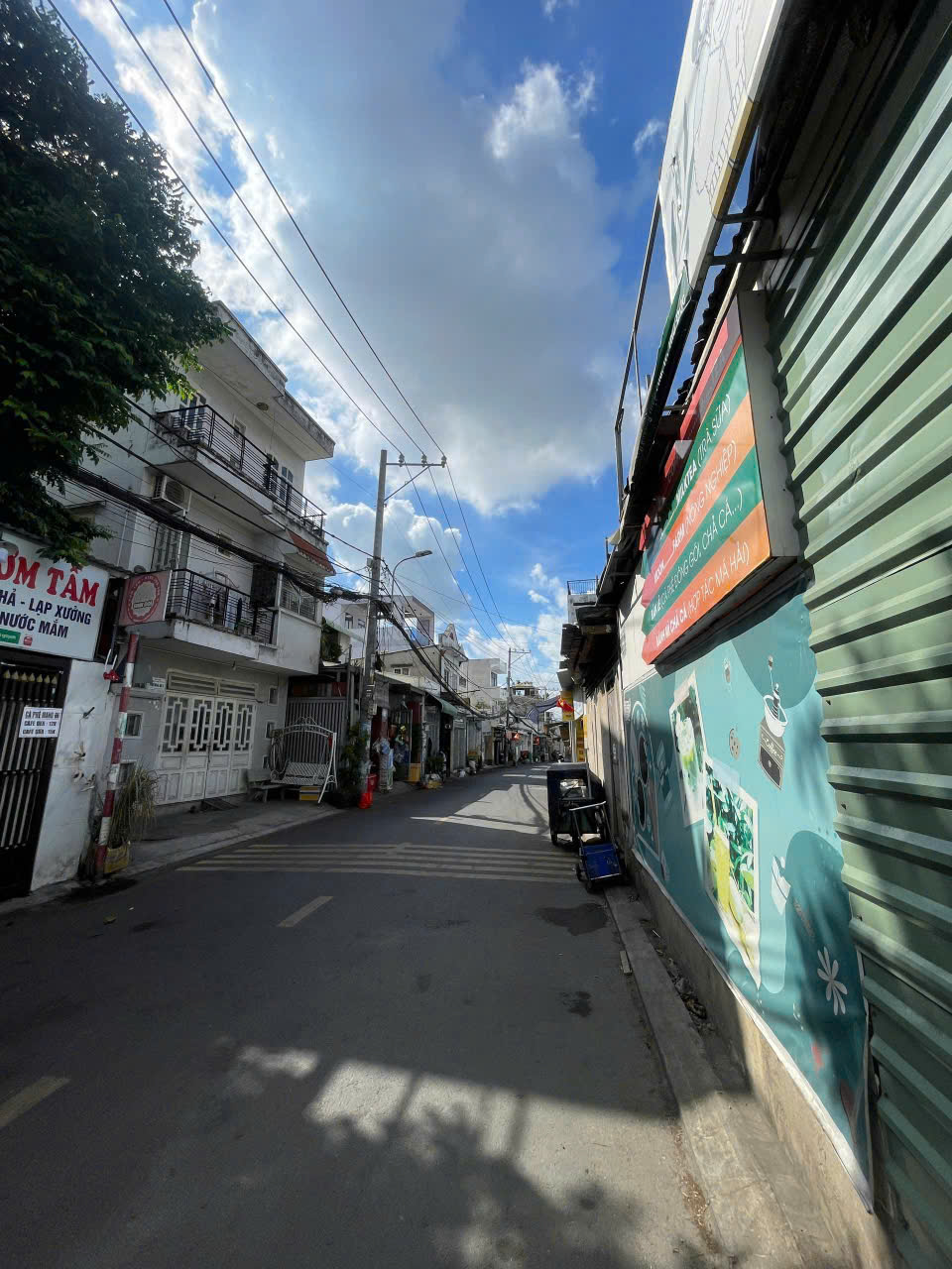 NHà mặt tiền đường tân lập 2 hiệp phú DT 80m cấp 4