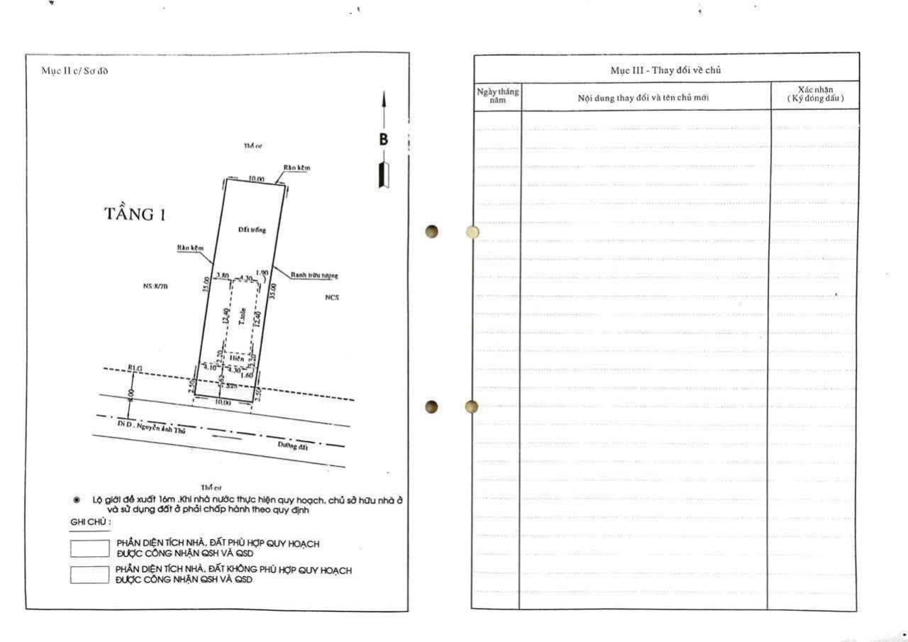 BÁN ĐẤT MẶT TIỀN ĐƯỜNG HUỲNH THỊ HAI, QUẬN 12 – GIÁ RẺ NHẤT KHU VỰC