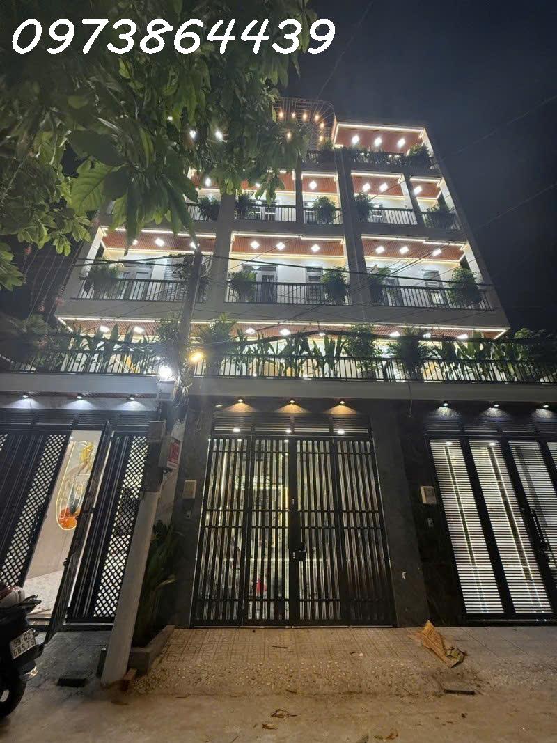 NHÀ 5 TẦNG FULL NỘI THẤT XỊN – ĐƯỜNG XE HƠI 6M THÔNG HUỲNH THỊ HAI & TÔ KÝ – GẦN ĐH GTVT – P.TCH, Q.12 –63M2 - GIÁ