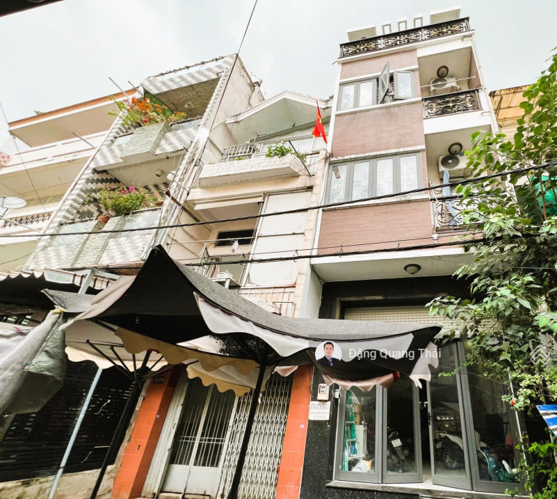 Hiếm! Hẻm xe hơi tránh 6m - Ung Văn Khiêm - 4x15 - 60m2 - 4 tầng 7PN - 11.7 tỷ - P.25 Q. Bình Thạnh