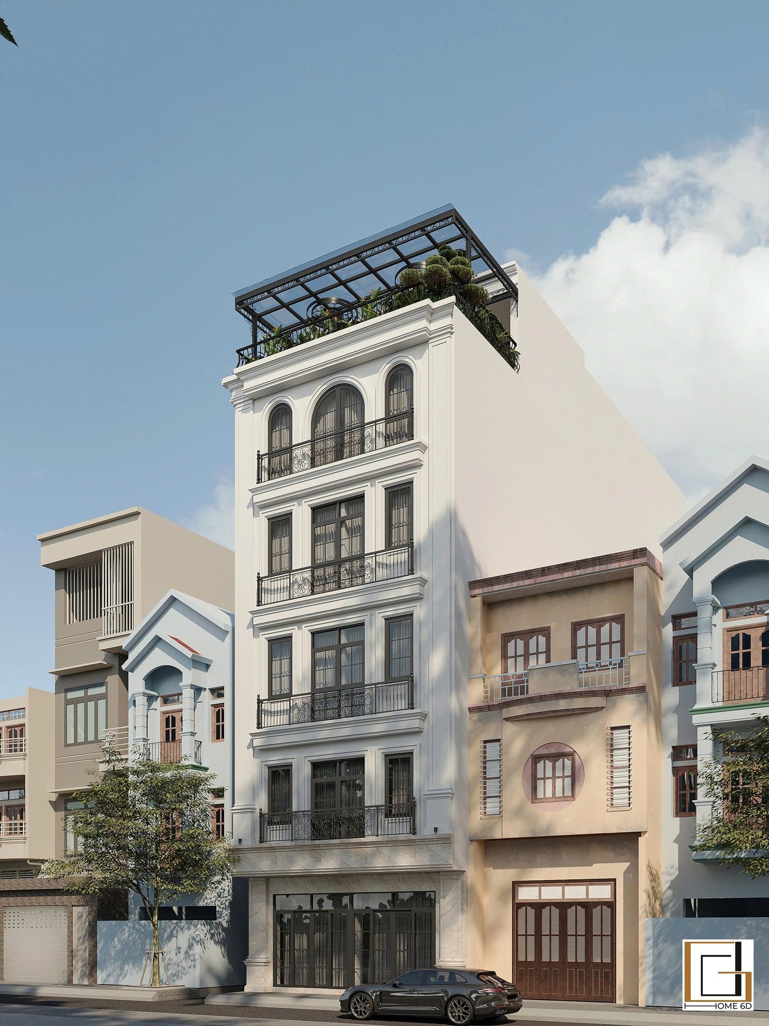 Bán nhà Lô Góc,Ôtô tránh Phố Hoàng Đạo Thành 55/63mx7T Thang máy,MT 6.5m 24.8 Tỷ