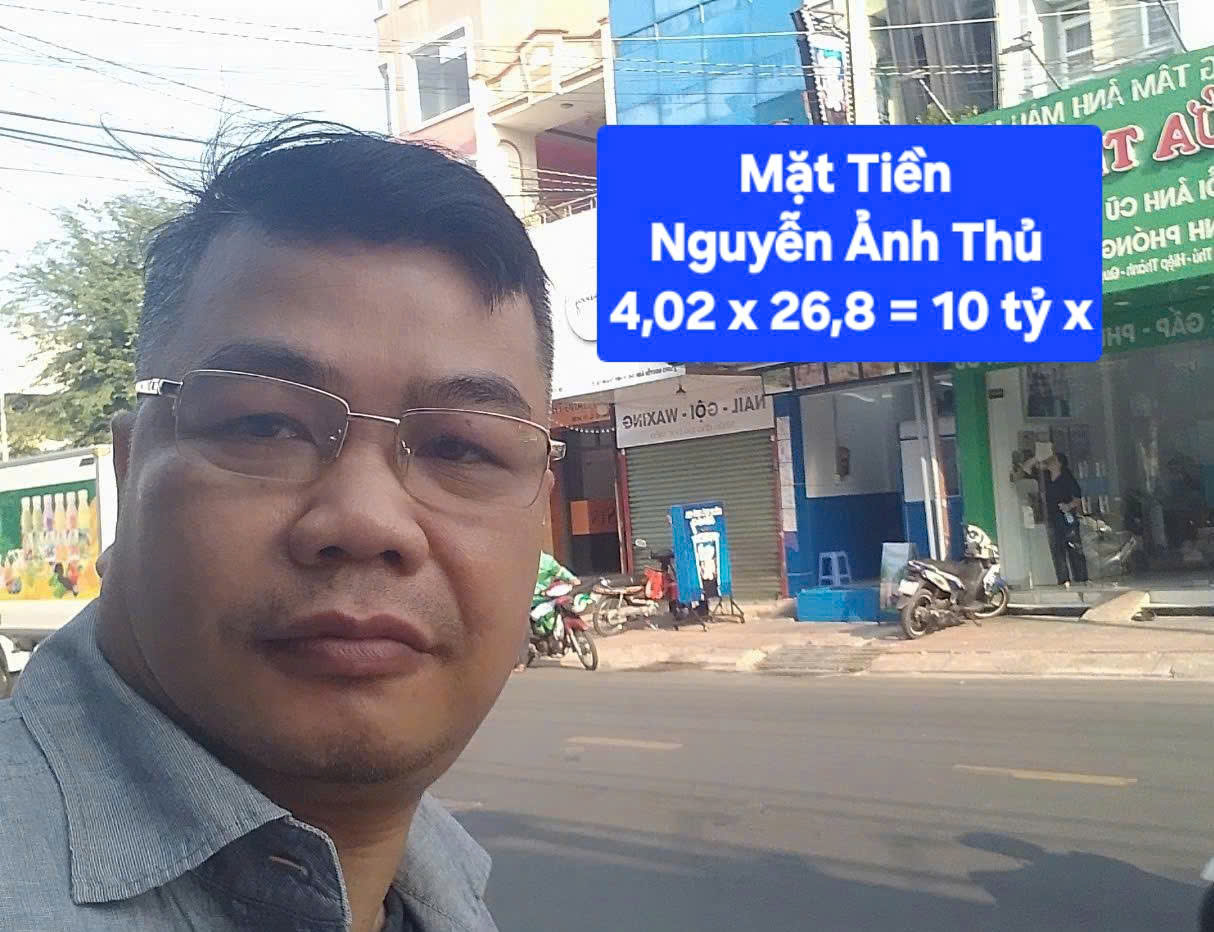 Nhà Mặt tiền Nguyễn Ảnh Thủ Hiệp Thành Q12 Hồ Chí Minh 106m2 có 10 tỷ x