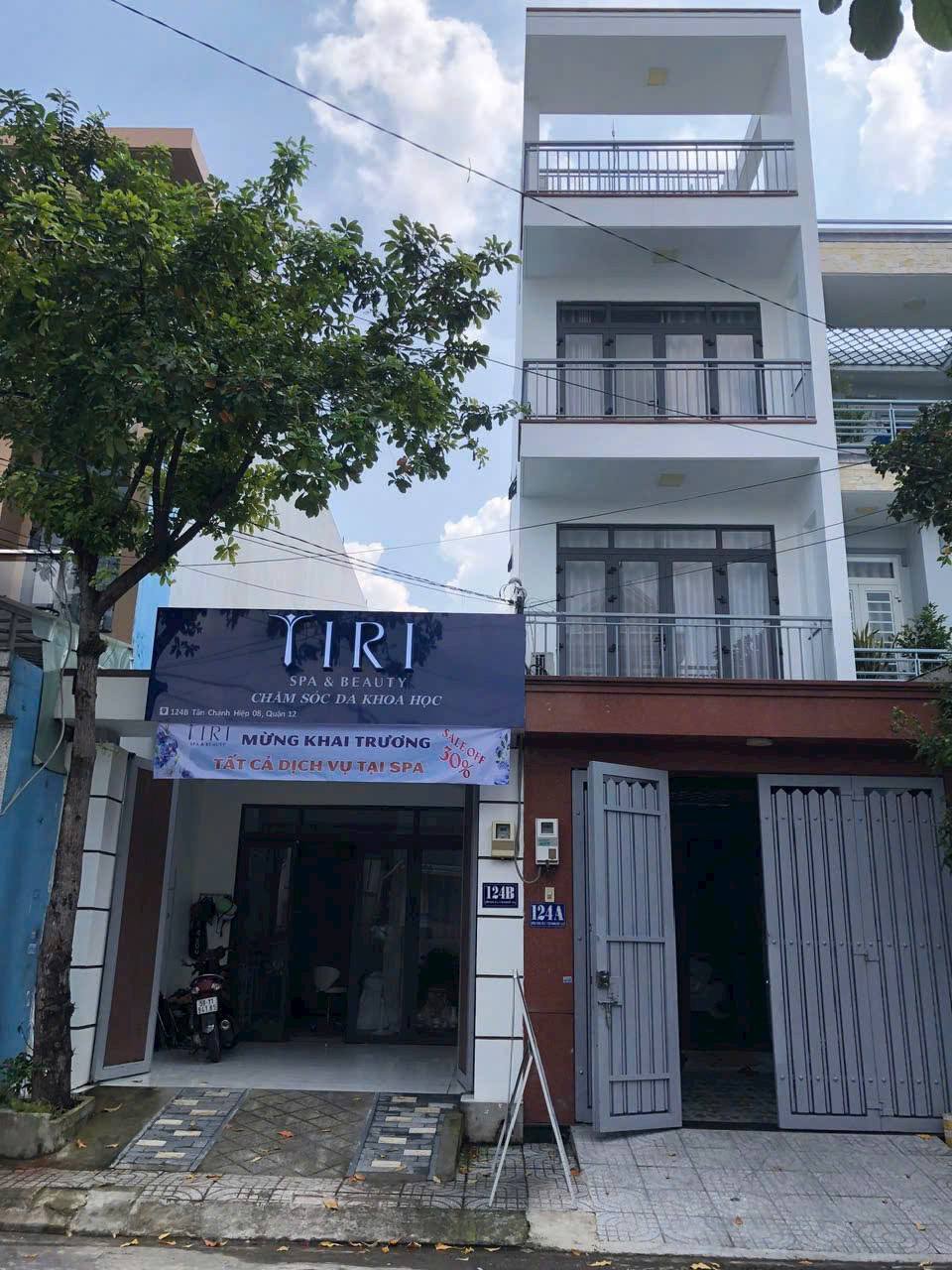 BÁN 2 CĂN NHÀ 8X21M MẶT TIỀN TÂN CHÁNH HIỆP 8 ĐÚC 4 TẤM