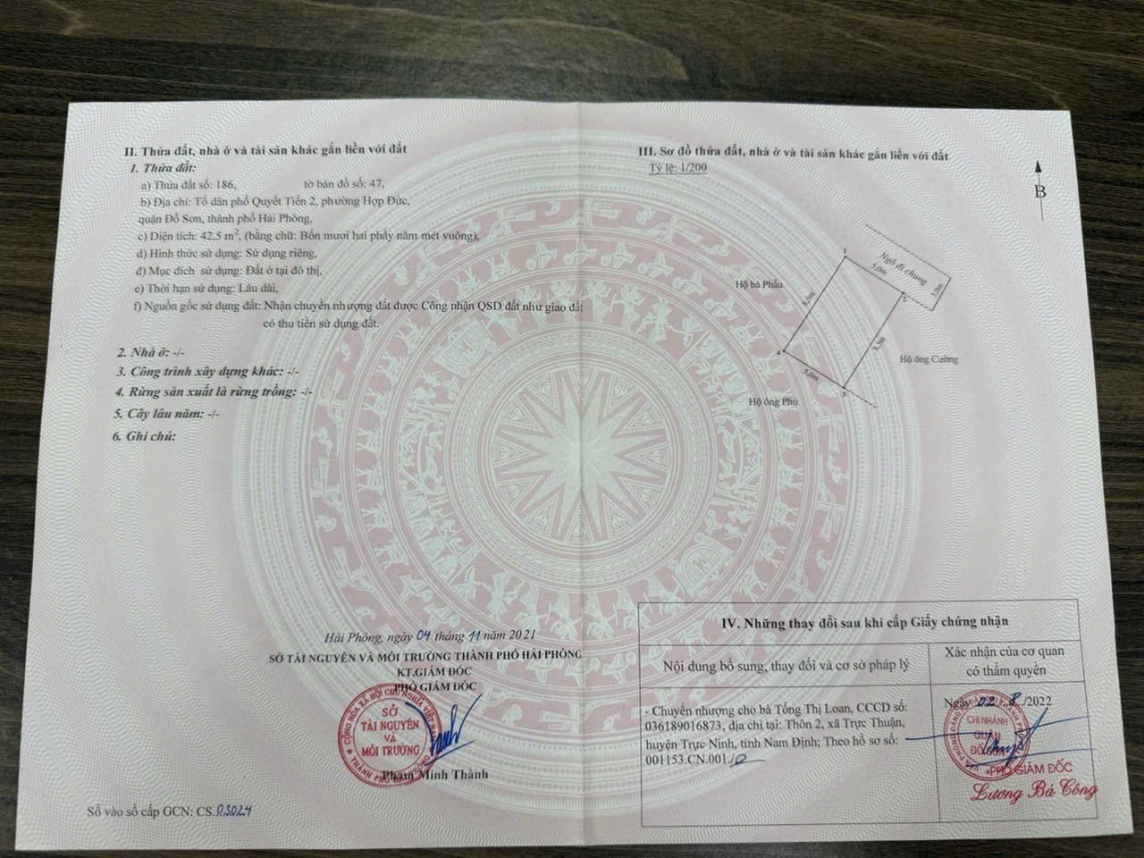 Bán lô đất giá rẻ trung tâm Hợp Đức – Đồ Sơn