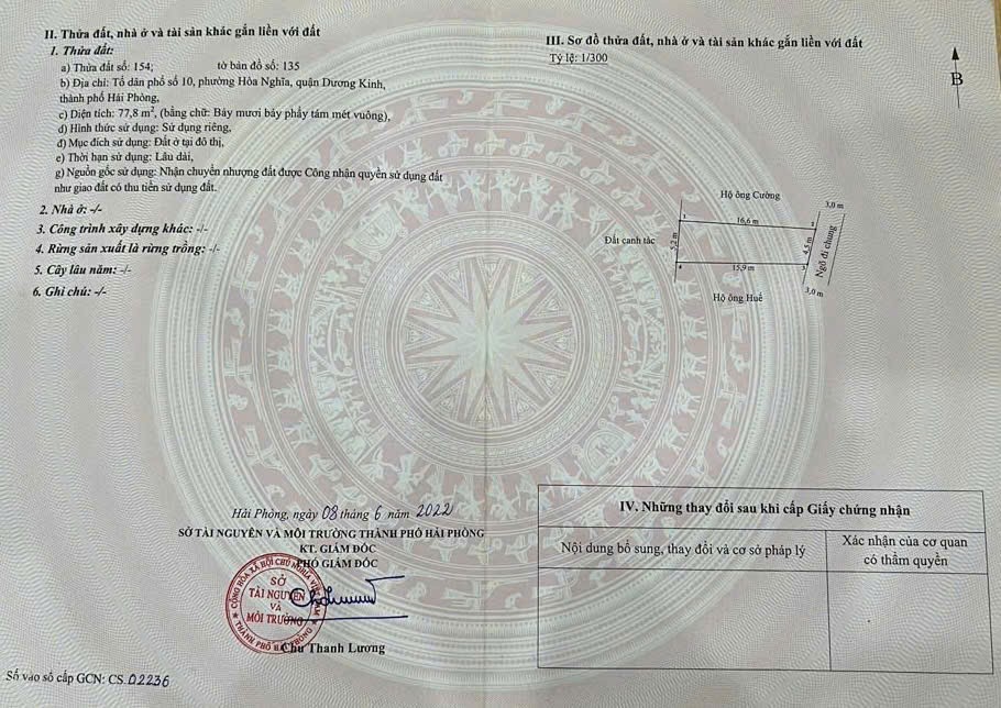 1.15 tỷ 74m2 Hòa Nghĩa Dương Kinh gần Cầu Rào 3 Zalo 0567222555