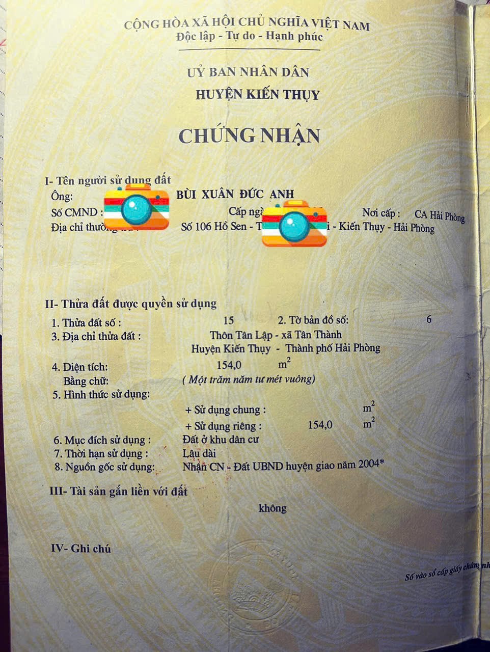 154m² ngang 7m Bùi Phổ Tân Thành Dương Kinh giá 23,5tr/m² Zalo 0567222555